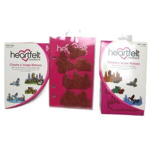 Heartfelt Creations Create a 'Scape Nature Craft Dies & Cling Stamps Scene